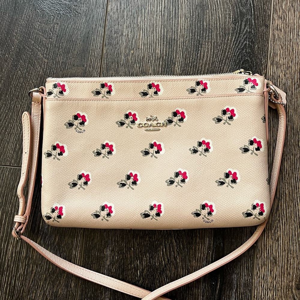 Coach Floral Crossbody Purse 53358
